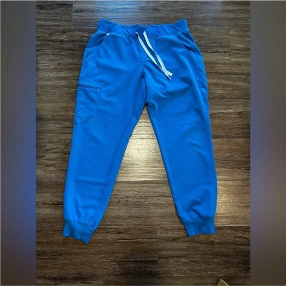 Figs Zamora Jogger Scrubs Blue size Large - Picture 3 of 7